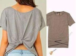 长t恤怎么打结视频,打造时尚新造型